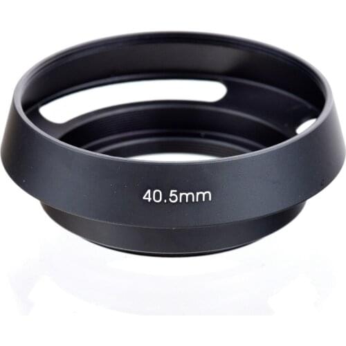 40.5 43 46 49 52 55 58 62 67mm Black Vented Curved Metal camera lens Hood for Leica M for Pentax for S&ny for Olympus