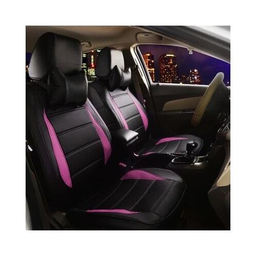 Automobile leather car seat covers for Skoda Octavia Fabia Superb Yeti Rapid VOLVO V60 XC90 V40 XC60 S60L S80L XC90 cushion set