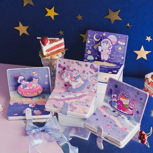 Color Pages Notebooks Diary 2021 Illustration Hardcover Journal Notepad Birthday Gift Notebook