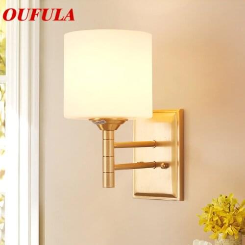 DLMH Indoor Wall Lamps Fixture Brass Modern LED Sconce Contemporary Creative Decorative For Home Foyer Corridor Bedroom