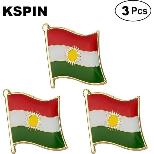 KURDISTAN Lapel Pin Brooches Pins Flag badge Brooch Badges