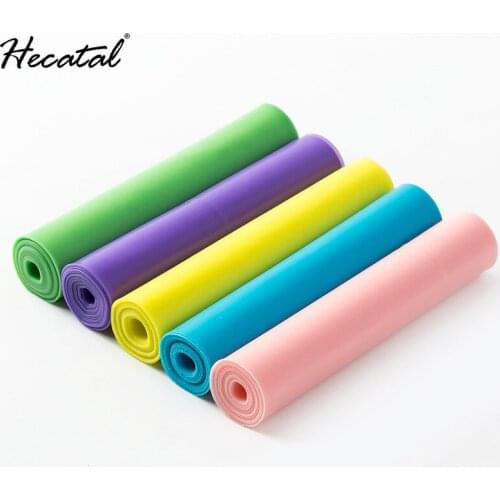 Hecatal Yoga Elastic Band Environmental Protection Latex Tension Rope Elastic Band Tension Sheet Resistance Band Fitness Band