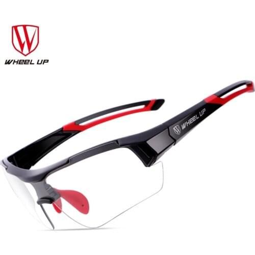 WHEEL UP Photochromic Cycling Bike Bicycle Glasses UV400 MTB Outdoor Sport Sunglasses Goggles Bike Eyewear Myopia Frame Glasses