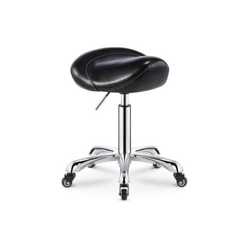H Massage Pedicure Chair Stool Saddle Leather Upholstery Spa Tattoo Beauty Facial Massage Chair Giraffe