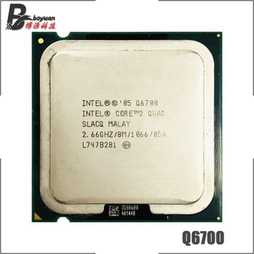 Intel Core 2 Quad Q6700 2.6 GHz Quad-Core CPU Processor 8M 95W 1066 LGA 775