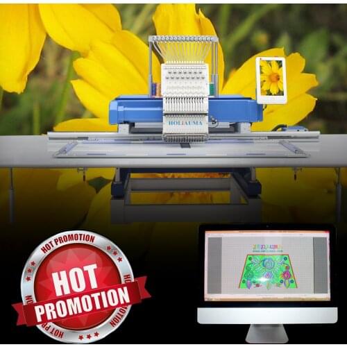 Single head multi type for computerized Tajima embroidery machine price for flat embroidery machine price