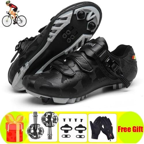 Professional Athletic Bicycle Cycling Shoes Sapatilha Ciclismo MTB Men Self-Locking Mountain Bike Women Sneakers