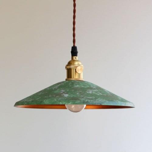 Brass Chandelier Retro-style Nordic Japanese Simple Modern Creative Restaurant Bar lamp Studio Small Hanging Lights