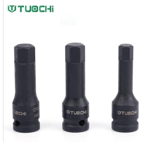 1/2" Drive Impact Socket Hex Bits Cr-Mo Screwdriver Bits Set 78MM Air Allen Key socket adapter head for Manual Pneumatic Wrench