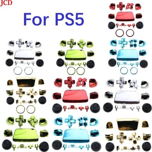 JCD 1 Set Of Gamepad Replacement Button For PS5 Controller Button Joystick Replacement Shell Gamepad Shell Replacement Parts Set
