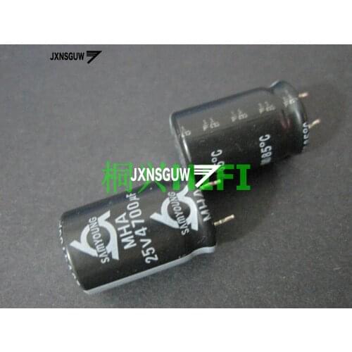20PCS Original SAMYOUNG MHA 25V4700UF 16X25MM Aluminum electrolytic capacitors 4700uF/25v 85 degrees 4700UF 25V