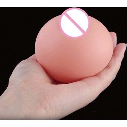 Creative Stress Relief Balls Squeeze Breast Water Ball Vent Decompression Toys Bouncy Toy Novelty Gift Party Prank Props