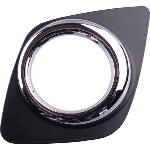Car Front Left Bumper Fog Light Cover Trim Plastic fit for Toyota RAV4 2009 2010 2011 2012 2013 52128-0R010 52128-0R040