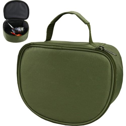 Portable Fishing Reel Bag Oxford Fishing Tackle Bag Portable Fishing Reel & Gear Storage Case For Spinning Baitcasting Fly Reels