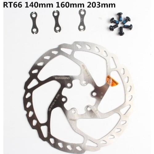 Shimano SLX ZEE DEORE SM-RT66 Disc Brake Rotor 160mm 180mm 203mm MTB 6 Bolt RT66 Disc Brake Rotors 6" 7" 8" Cycling Groupset