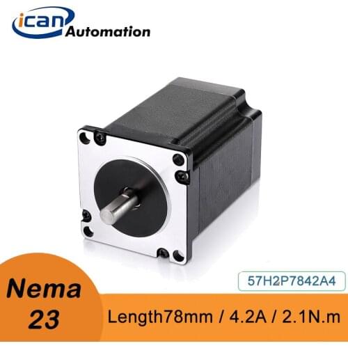 ICAN 2.1Nm 4.2A 78mm Length Engine Nema23 Motor Step