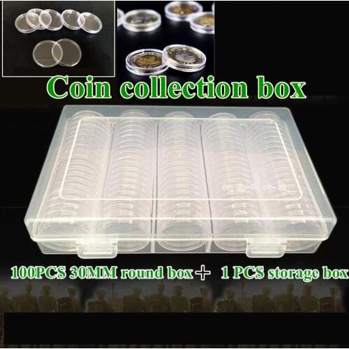 SHRXY Metal Detector Transparent Coin Collector Box Kit Treasure Hunt Coin Storage Box Set