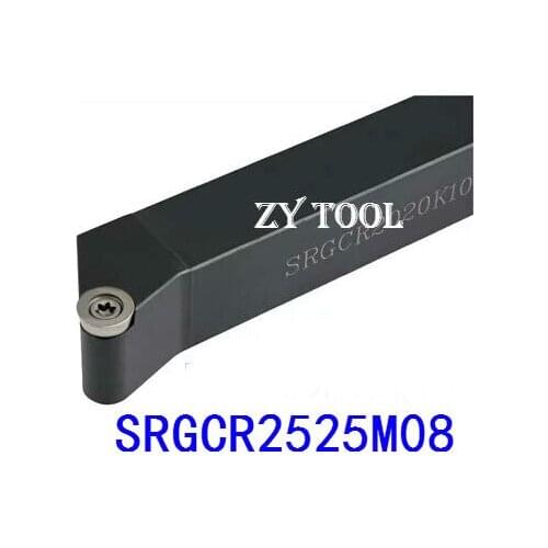 SRGCR2525M08 25*25*150MM Metal Lathe Cutting Tools Lathe Machine CNC Turning Tools External Turning Tool Holder S-Type SRGCR/L