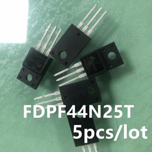 5pcs/lot New original FDPF44N25T TO220F high-power field effect tube plastic package transistor 44A250V