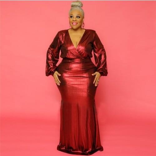 Womens Formal Dresses Party Birthday Long Sleeve Maxi Dress Plus Size Clothing High Waisted Vintage Dress Wholesale Dropshipping