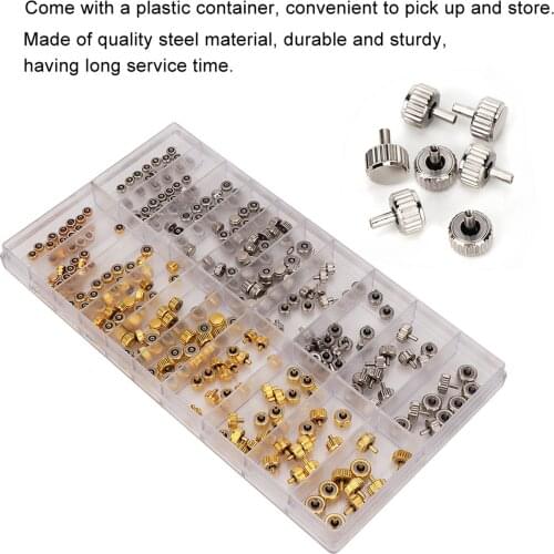 Water-proof Assorted Watch Crown Part Replacement Accessories Watch Repairing Tool Kit High Quality Watch Tool For Watchmaker b