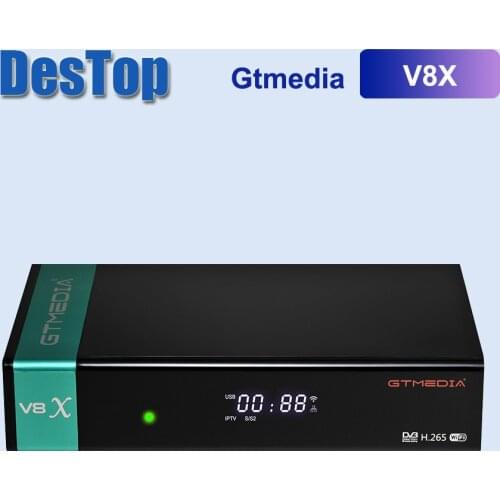 Upgraded Gtmedia V8X receptor Gtmedia V8 Nova/Honor power by Freesat V9 super built-in WIFI 1080P DVB-s2 FTA decoder from Spain