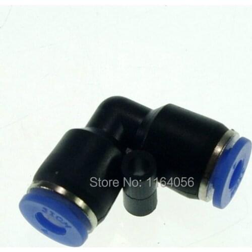 10PCS 12mm Plastic Fitting Push In Equal Elbow Connector For Pneumatics or Fluids