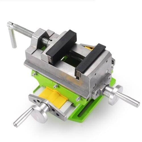 3 inch Cross Slide Drill Press Vise 2 Way X- Y Compound Worktable Bench Vise Cross Slide Mill Drill Press milling Vise