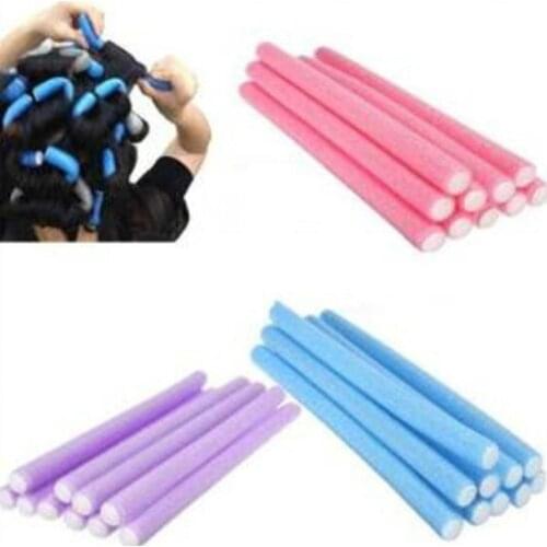 Curler Hair Roller Sticker Random Colors fast shipping 5pcs Rollers New Hair Curling Flexi Rods Magic Air Hair Roller