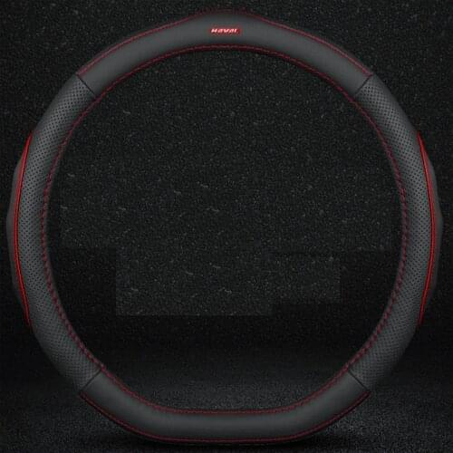 For Haval F7 F7x F5 Steering Wheel Cover Leather Sleeve Car Accessories Auto Protection Steeringweel Upholstery