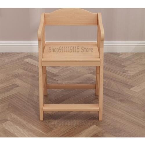Childrens Dining Chair With Adjustable Solid Wood Dining Table