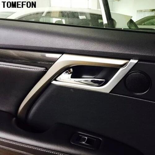 TOMEFON ABS Chrome For Lexus RX 2016 Door Interior Inner Door Handle Cup Bowl Sticker Accessories Moulding Trim Car Auto Styling