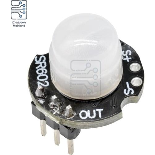 MH-SR602 MINI Motion Sensor Detector Module 3PIN SR602 Pyroelectric Infrared PIR kit sensory switch Bracket With 3pin