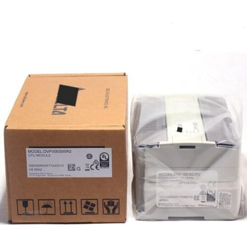 New Original DVP30ES00R2 PLC With 100-240VAC 18DI 12DO Relay Output Standard