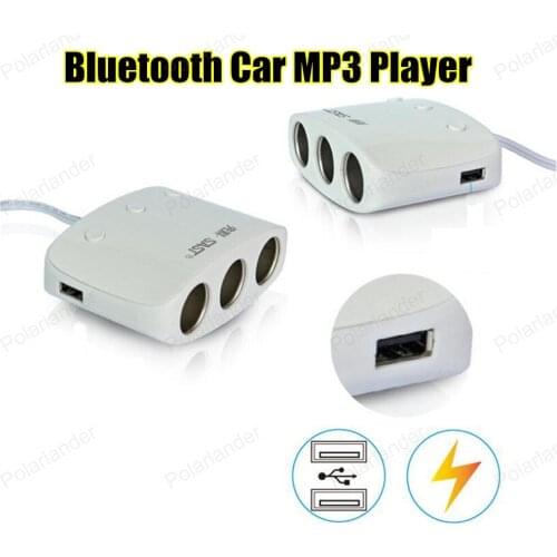 New Smartphone BluetoothMP3 Player Handsfree Car Kit Dual USB Charger FM Transmitter Handsfree with Micro SD/TF Card Reader