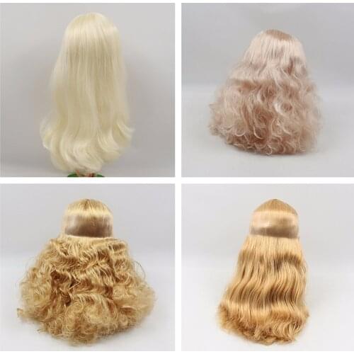 RBL Blyth Doll Scalp Wigs Including the Hard Endoconch Gloden Yellow and White Series1
