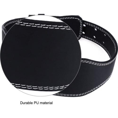 Weightlifting Belt PU PVC Gym Fitness Crossifit Body Building Back Support Weight Lifting Power Training Belts Equipment MC889