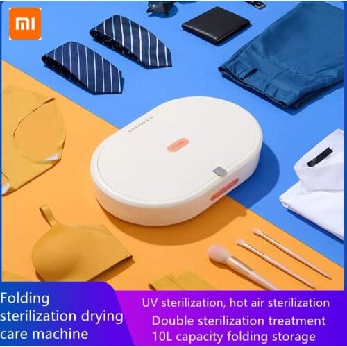 XIAOMI YOUPIN 10L Folding Sterilization Drying Care Machine Double Sterilization Can Add Perfume Double Storage Clothes Dryer