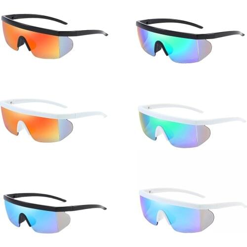 Sunglasses Large Frame UV Protection Color Film Sunglasses Colorful Off-road Sunglasses Unisex For Outdoor Riding Driving