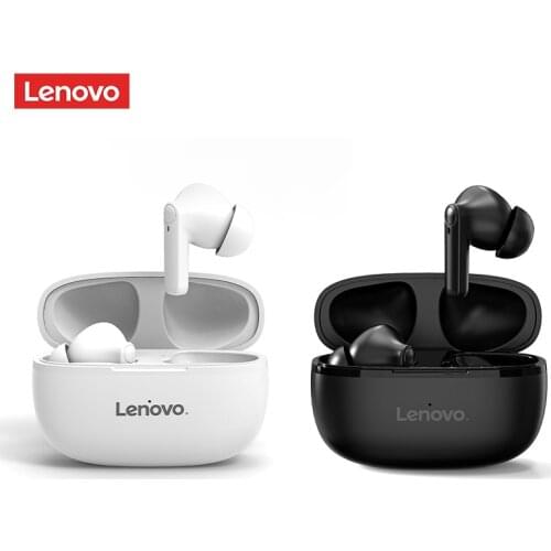 Lenovo HT05 TWS Wireless Earphones BT5.0 Bluetooth-compatible Earbuds HiFi with Noise Reduction HD Call Headphones Waterproof