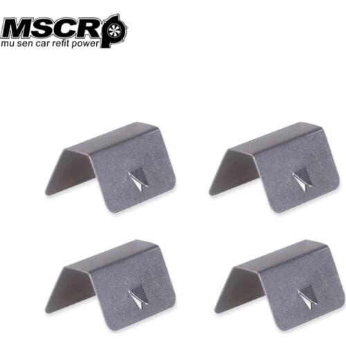 Universal Car Rain Eyebrow Clip In Channel Wind / Rain Deflectors Fitting Clips Replacements For Heko G3 Clip X4pcs