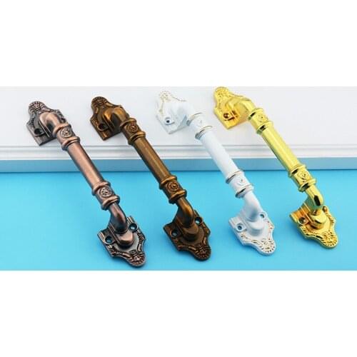 Vintage Door Handles Antique Knobs Bronze Handles for Kitchen Door Cabinets Cupboard Handles Furniture Hardware