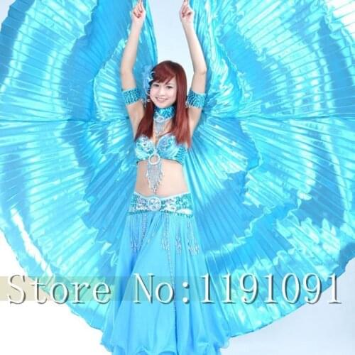 High quality Egypt Isis Belly Dance Wings Dance Wing Hot New indian dance women bellydance 1pc wing 11 colors