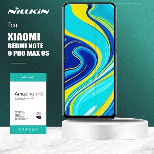 For Xiaomi Redmi Note 9S Pro Max Tempered Glass Nillkin H+ PRO Safety HD Protective Screen Protector for Redmi Note 9 Pro Max 9S