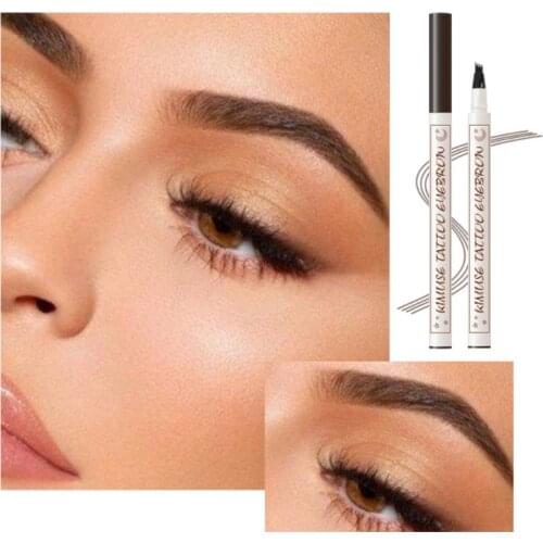 NEW Four-claw Liquid Eyebrow Pencil Eye Makeup Waterproof Anti-sweat No Smudge Easy To Use Three-dimensional Eyebrow Pen TSLM1