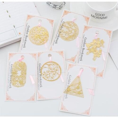 1pcs Cherry Blossom Bookmark Novelty Stationery Bookmarks for Books Student Cute Teacher Gift Metal Bookmark School Supplies