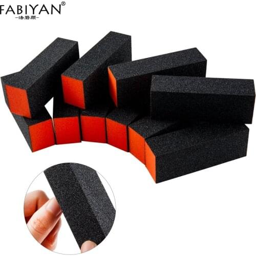 10pcs/Lot 4 way Shine Tips Buffing Sanding Buffer Sanding Files Block Sandpaper Acrylic Polish Nail Art Manicure Wholesale