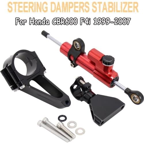 1999-2007 Motorcycle For HONDA CBR600 Steering Dampers Stabilizer Bracket Mount Kit Support F4i CBR 600