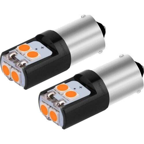 2PCS T11 BA9S 233 T4W Super Bright 3030 LED Car Interior Reading Dome Lamp Auto Parking Bulb License Plate Light Turn Side Lamps