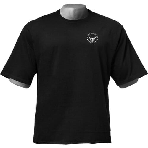 2020 Summer Casual Loose Short Sleeve T-shirt Breathable Oversized T-shirt Muscle Guys Bodybuilding T-shirt Print T-shirt